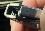 Colibri Slim Vintage Silver Etched Lighter