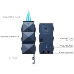 Colibri Quasar II Silver Double Flame Lighter