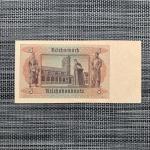 WW2 German 5 Mark Banknote - 1942 Currency