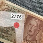 WW2 German 5 Mark Banknote - 1942 Currency