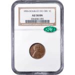 1955 Doubled Die Lincoln Cent NGC AU58 BN