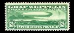 65¢ Green Graf Zeppelin US #C13 Collectible Stamp