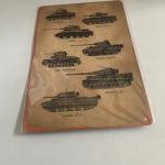 WW2 Tank Metal Sign - Military Decor