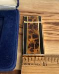 Colibri Vintage Tortoise Enamel Lighter with Box