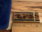Colibri Vintage Tortoise Enamel Lighter with Box