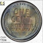 1943 S Lincoln Steel Wheat Cent PCGS MS 65 Toned