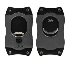 Colibri Premium S-Cut Cigar Cutter - Charcoal