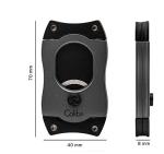 Colibri Premium S-Cut Cigar Cutter - Charcoal