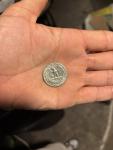 1974 Washington Quarter Coin with Errors