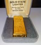 Colibri Goldtone Vintage Solid State Lighter