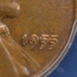 1955 Lincoln Cent Doubled Die Obverse MS63 BN