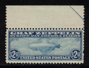 US Airmail Stamp Scott C15 Blue Graf Zeppelin
