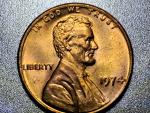 1974 No Mint Mark Lincoln Penny Coin