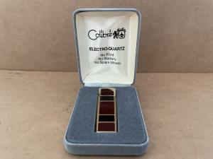 Vintage COLIBRI Electro-Quartz Pocket Lighter with Box