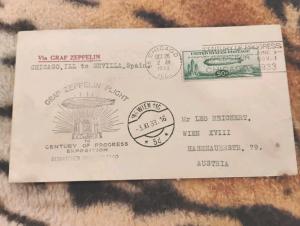 Scott C 18 Flowed Baby Zeppelin Chicago 1933