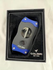 Colibri V-Cut Cigar Cutter in Black