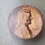Vintage 1974 No Mint Mark Lincoln Penny Coin