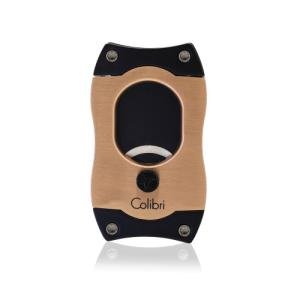 Colibri S-CUT Cigar Cutter - Black & Rose Gold