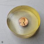 Vintage 1974 No Mint Mark Lincoln Penny Coin