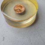 Vintage 1974 No Mint Mark Lincoln Penny Coin