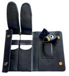 Colibri Large Black Vinyl Cigar Travel Case