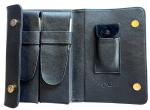 Colibri Large Black Vinyl Cigar Travel Case