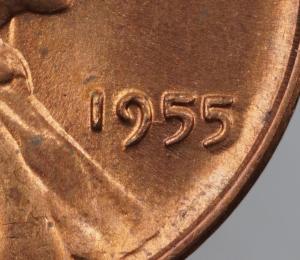1955 P Lincoln Wheat Cent Double Die DDO Penny