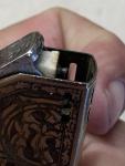 Vintage Colibri Silver Tone Butane Lighter