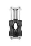 Colibri Diamond V-Cut Cigar Cutter - Black & Chrome