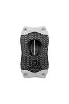 Colibri Diamond V-Cut Cigar Cutter - Black & Chrome