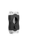 Colibri Diamond V-Cut Cigar Cutter - Black & Chrome