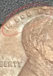 1974 Lincoln Memorial Cent with Planchet Errors