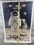 1969 Apollo 11 First Moon Landing Poster
