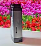 Colibri Silver Gunmetal Cigar Cutter Torch Lighter