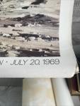 1969 Apollo 11 First Moon Landing Poster