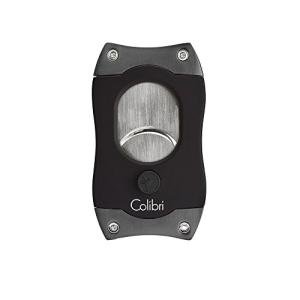 Colibri Premium Ergonomic Cigar Cutter - Black/Gunmetal