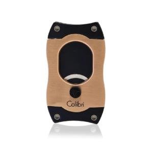 Colibri Rose Gold & Black Cigar Cutter