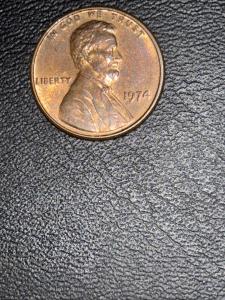 1974 Lincoln Memorial Penny Without Mint Mark