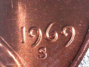 1969 Double Die Obverse Lincoln Memorial Coin
