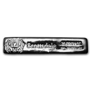 Scottsdale 20 oz Silver Long Cast Bar