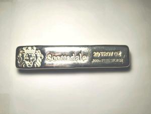 Scottsdale Mint 20 oz Silver Bullion Bar