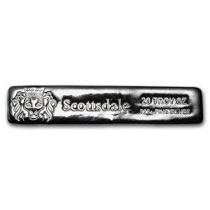 Scottsdale 20 oz Silver Long Cast Bar