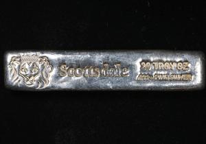 20 oz Scottsdale Silver Bar - Loaf Style