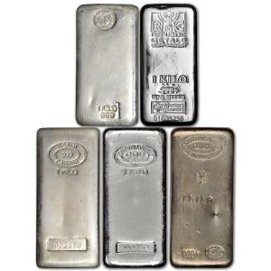32.15 oz Silver Bar - Random Brand 999 Fine