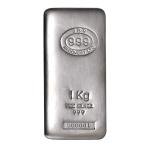 1 Kilo JBR Silver Bar - Precious Metal Collectible