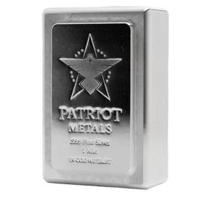 1 Kilo Scottsdale Patriot King Silver Bar