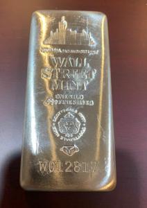 1 Kilo Silver Bar from Wall Street Mint