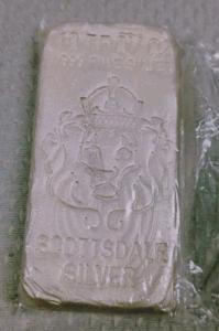 Scottsdale Mint 10 Oz Silver Lion Bar