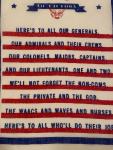 World War II "V For Victory" Patriotic Handkerchief