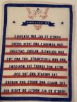 World War II "V For Victory" Patriotic Handkerchief